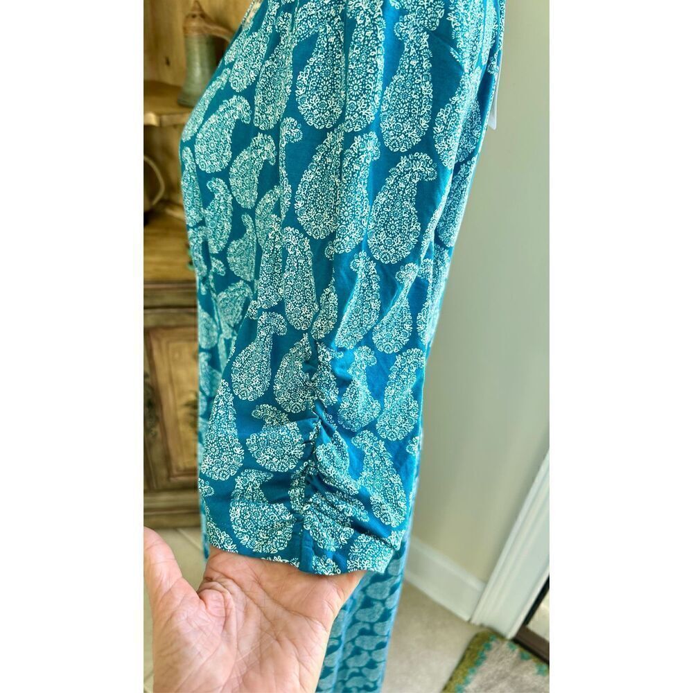 Boden Paisley Short Sleeve Jersey Dress NWT - Picture 3 of 13